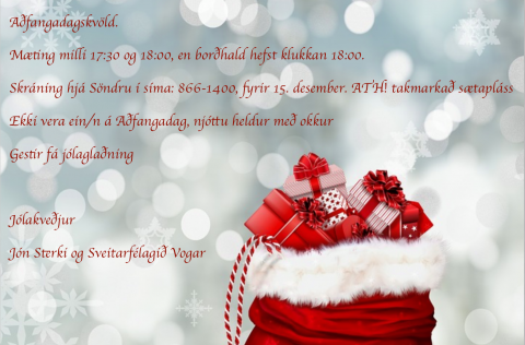 Jón sterki býður í jólamat á aðfangadagskvöld