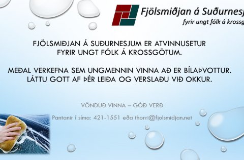 Fjölsmiðjan á Suðurnesjum - bílaþvottur