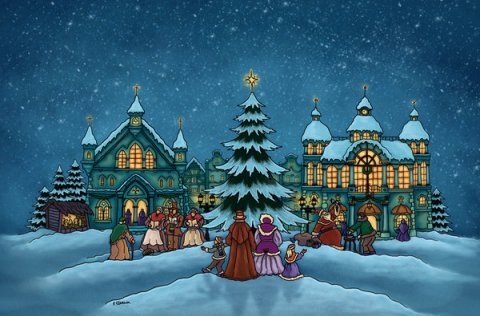 Jólakveðja frá bæjarskrifstofu