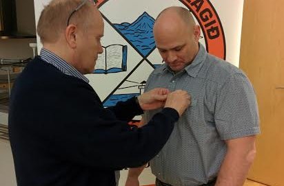 Maggi Júdó sæmdur starfsmerki UMFÍ á aðalfundi Þróttar