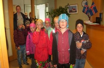 Heimsókn á bæjarskrifstofu