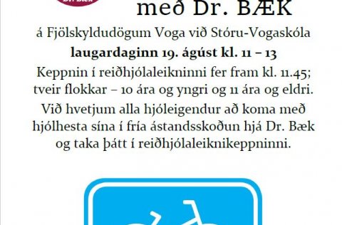 Reiðhjólaleikni og hjólið þitt með Dr. BÆK