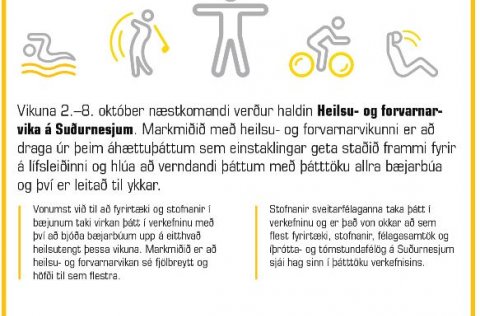 Heilsu- og forvarnarvika í Vogum 2017