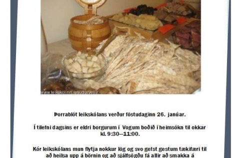 Þorrablót Heilsuleikskólans Suðurvalla