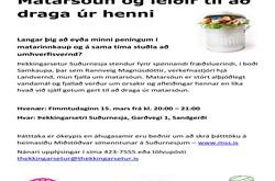 Matarsóun og leiðir til að draga úr henni