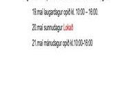 Afgreiðslutími íþróttamiðstöðvar hvítasunnuhelgina.