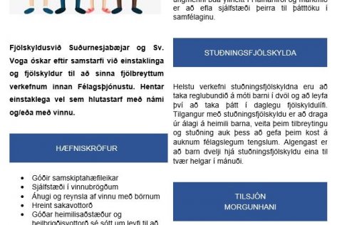 Frá fjölskyldusviðiði Suðurnesjabæjar og Sveitarfélagsins Voga.