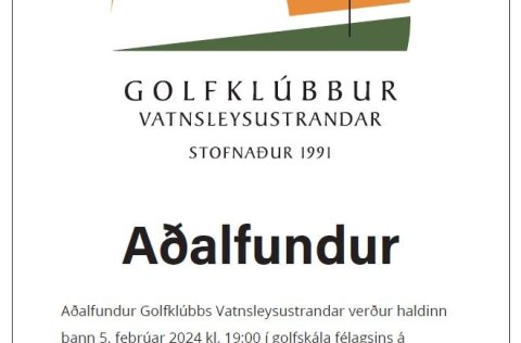Aðalfundur Golfklúbbs Vatnsleysustrandar