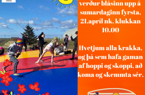 Ærslabelgurinn verður fylltur á sumardaginn fyrsta
