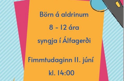 Söngtónleikar í Álfagerði