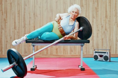 Íþróttir heldriborgara fara rólega af stað