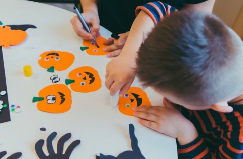 Hrekkjavakan-saga og skreytingar