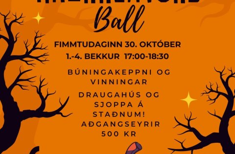 Hrekkjavökuball fyrir 1.-4. bekk