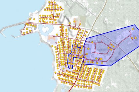 Lokað fyrir heitavatnið.