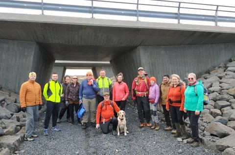 Gönguferð frá Grindavík til Voga - Myndir