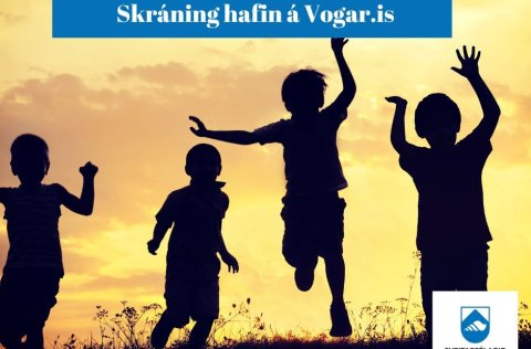 Skráning í Leikjanámskeið og sumarfrístund.