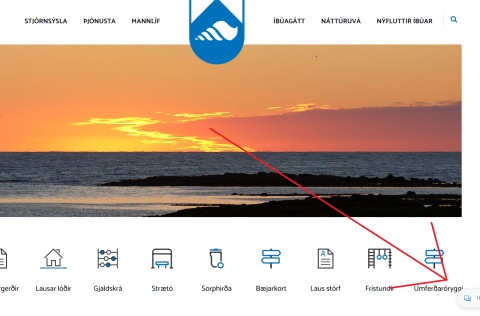 Nýjung á heimasíðu 