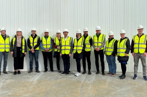 Fulltrúar bæjarstjórnar og skipulagsnefndar auk starfsmanna bæjarins og Alta ráðgjafar sem vinnur me…