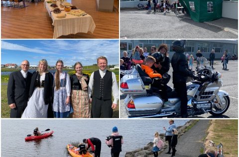 Svipmyndir frá hátíðarhöldunum