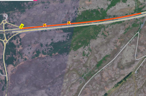 Malbikunarframkvæmdir á Reykjanesbraut 27. maí