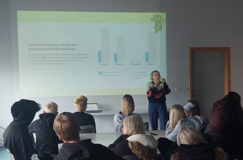 Vinnuskólinn - Heimsókn frá Landvernd