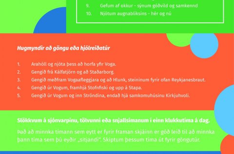 Tíu heilræði og hugmyndir að hreyfingu handa þér og þínum