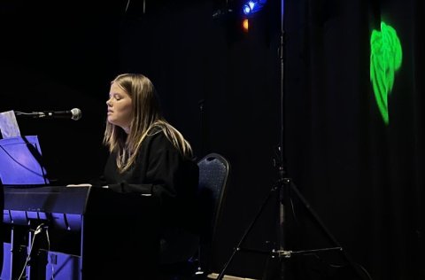 Arnbjörg Hjartardóttir varð önnur á Söngkeppni Samfés